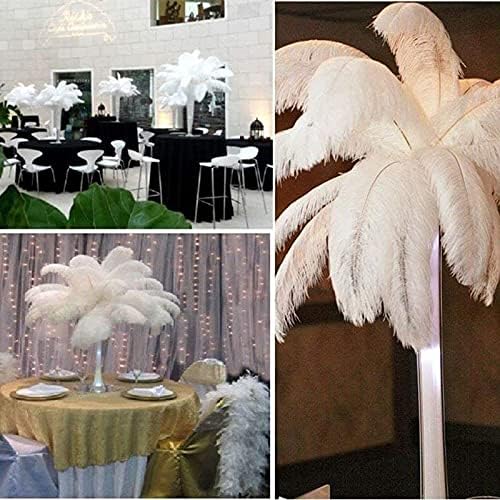 Pumcraft DIY nakit bijelo nojevo perje 10kom-200kom 15-70cm DIY dekoracija za svadbene zabave