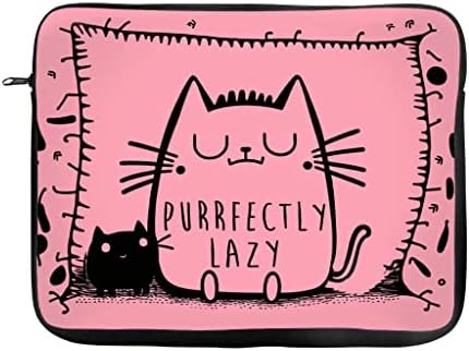 Burfectly 2-suded print Mac Book Pro 16 rukava - Lazy Cat laptop rukav - Cat Graphic Mac rukava