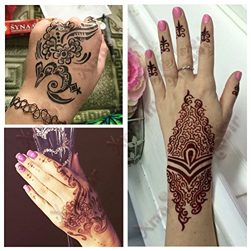 6 listova Henna tetovaža za ruke + 30 listova Tetovaže tetovaže