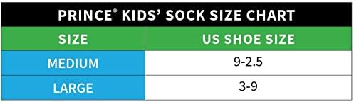 Atletske čarape za gležnjeve Prince Boys četvrt dužine sa jastukom za aktivnu djecu