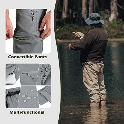 Muške planinarske hlače Kakretibilne brze suhe hlače na otvorenom Sport Lagane teretne hlače Ribolovne