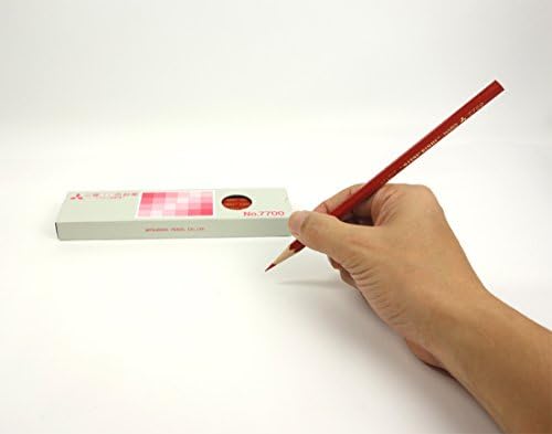 Mitsubishi olovka K7700.15 Olovke u boji, tvrda figura, crvena, 1 desetak