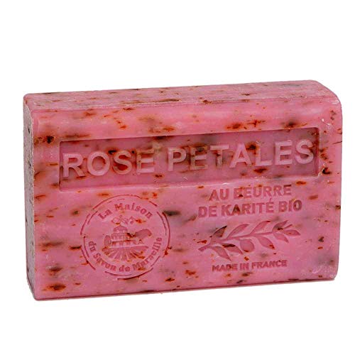 Savon de Marseille-francuski sapun napravljen od organskog Shea putera-miris latica ruže-pogodan