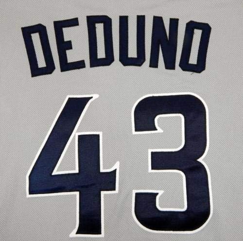 2011 San Diego Padres Sam Deduno 43 Igra Izdana siva Jersey - Igra Polovni MLB dresovi