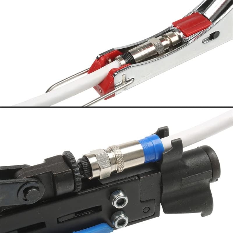 Skidanje žice Kliješta koaksijalne kablove hladna preša CLAMP RG59 RG6 Alat za prešanje kablovske