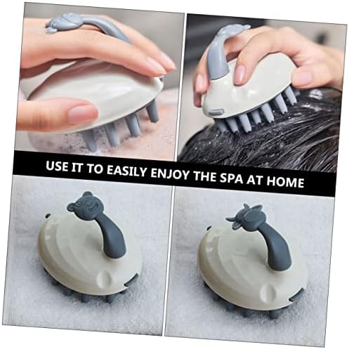 Anoily 4pcs masažna šampon silikonska karoserija s ribolovom karoserije karoserije pljusak četkica protiv