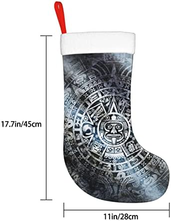Austenstern Božićne čarape Američki indijski kalendar Dvostrani kamin viseći čarape