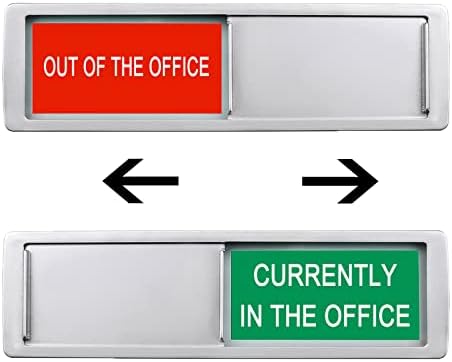 Uredski znak vrata, van ureda trenutno u uredu za znakovnice vrata, lako čitati znakovni znak za nekrbacke