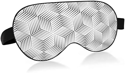 Geometrija uzorak maska ​​za spavanje za žene Muškarci Glatka udobnu laganu blokiranje maske za oči