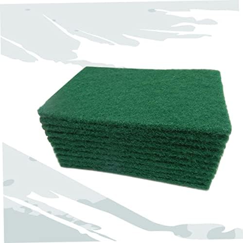 HOMOYOYO 10pcs čišćenje krpe za pranje rublja zelena jastuk za pranje posude krpe obrišite držač zelenog