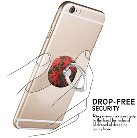 Držač prstena jesen crveno lišće prsten za mobilni telefon stalak podesiv držač za držanje prsta za rotaciju