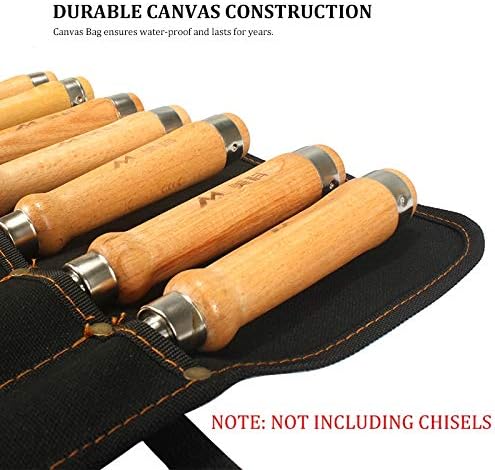 Dijelovi alata za džepne torbe za klesele bitove malih alata 8 džepova Canvas Roll držač za jednostavno