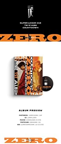 Super Junior D & E - odbrojavanje [nula ver.] Album + preklopljeni poster + dodatni fotokarani
