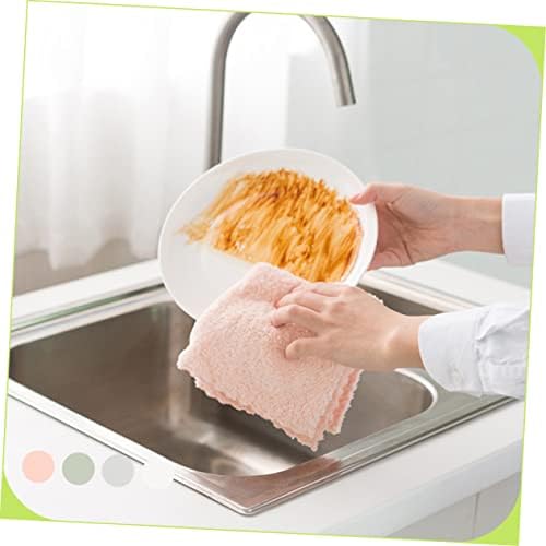 Zerodeko 4pcs Terry ručnici za čišćenje posuđa ručnici za ručnike Krtne kuhinje Kuhinjski ručnici