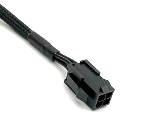 Youkitty ATX CPU 4-pinski muški do 4-polni ženski adapter kabela za moć matične ploče PSU 19.6