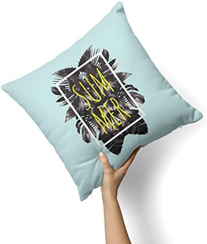 Iirov Ljetni dizajn INK-FUZ-ov ukrasni jastuk za bacanje - Ment ljetno vrijeme