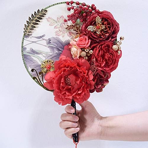 SDFGH Klasični kineski vjenčanik ručni ventilatorski ventilator cvijeća sa začepim za žene za ples za ples
