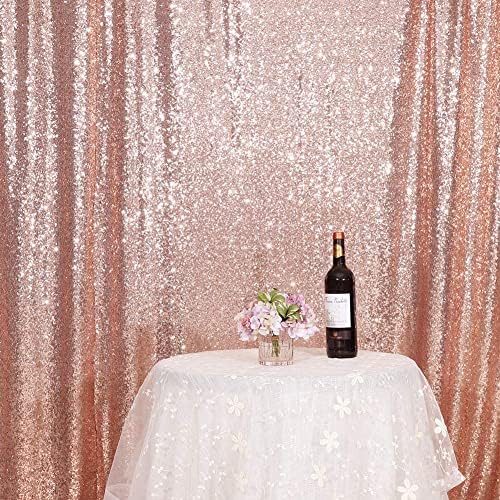 Vječna ljepota šampanjac rumenilo sa šljokicama vjenčana pozadina fotografija pozadinska zavjesa za zabavu,