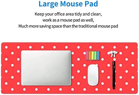 Veliki igrački izbor miša 11.8x31.5 u crvenoj i bijeloj polkoj tačkici tiskani računar Mousepad tastatura Mouse