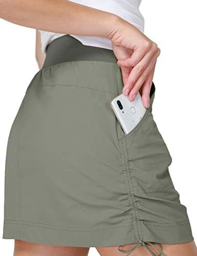 Camel Crown Ženska ležerna Skorts Suknje tenisa Tummy Control UV zaštita Brza suh golf suknja sa džepovima