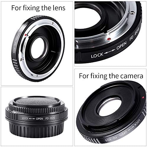 K & F Concept Pro objektiv Kompatibilan je za Canon FL 35 mm SLR objektiv za Canon EOS kameru, kompatibilan