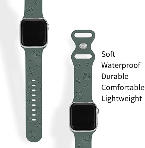 Staramz Sport remen Kompatibilan sa Apple Watch Bands 38/40 / 41mm 40mm 41mm, Ženska mekani silikonska