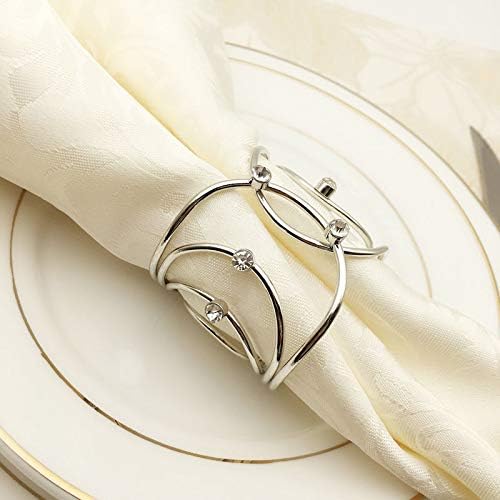 Salvetni prsten sa salvetom za salvetu metalna salveta kopča kreativna usta salveta prsten za