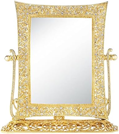 Zlatno vinoversko zrcalno ogledalo Olivia Riegel -
