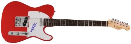 JARED FOLLOWILL potpisan autogram RED Fender TELECASTER električna gitara W/ JAMES SPENCE JSA