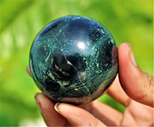 Polirani prirodni zeleni nebula Kristalni kvarcni chacras liječenje metafizičke kamene sfere Meditacija