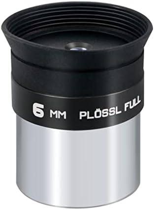 Weooen 6mm teleskop okulara 1.25 inča, četverni paljč sa 4 elementa, potpuno obloženi, metalna