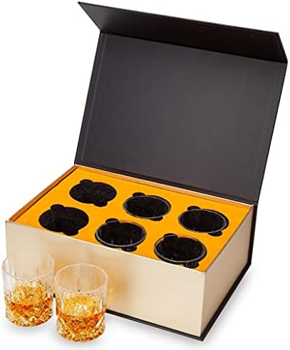 SLATIOM naočare za viski Set od 6,10 Oz / 300ml staromodnog kristalnog stakla za kuhinjski