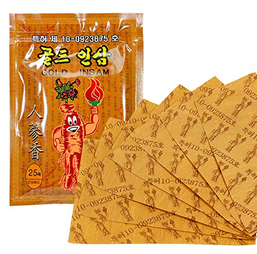 Zlatni Ginseng Hot Pack Patch Tape Tape Pain Relief 1pack / podloga za zdravlje / korejska proizvodnja