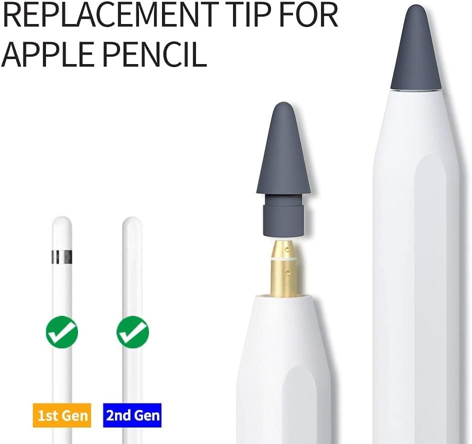 Tucana 6pcs Colorful olovke Kompatibilni za Apple iPad olovku 1. i 2. generacije