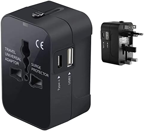 Putni USB Plus Međunarodni Adapter za napajanje kompatibilan sa Micromax Bolt Q338 za Svjetsku snagu