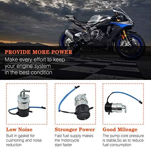AdvanEX eksterna Inline pumpa za gorivo kompatibilna sa Yamaha YZF R1 FZ1 Roadstar Midnight zamijeni