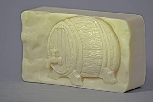 Bačva silikonska kalup sapuna od gipše voštane gline 5oz