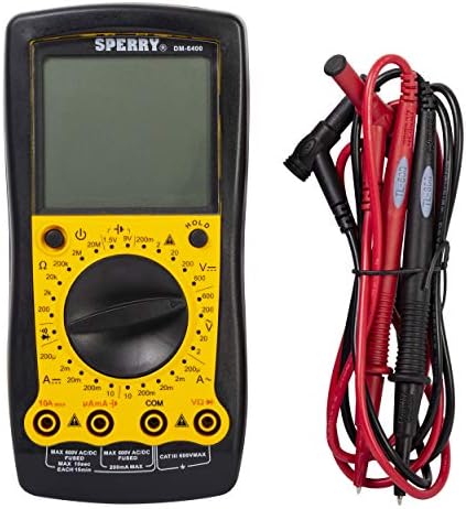 Sperry Instruments DM2A Pocket Pro, digitalni multimetar, 4 funkcija, 450V AC / DC, kontinuitet,