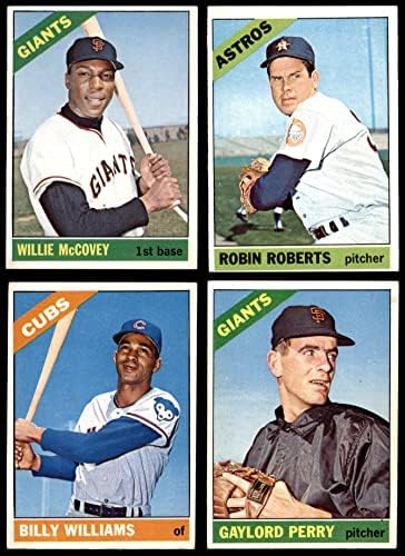 1966. Topps bejzbol visoki broj kompletan set vg / ex +