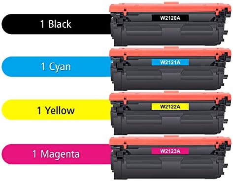 212a Toner kertridž 4 kompatibilna zamjena za HP 212a 212x W2120A W2120X za HP Color Enterprise M555dn M554dn