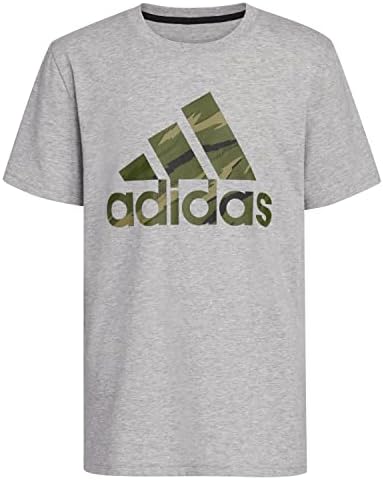 Adidas Boys 'Short rukav pamuk Camo Bos Logo majica