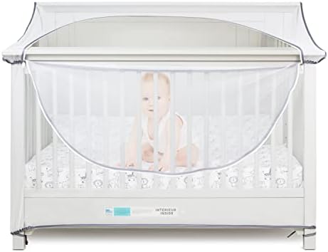 Beberoad Love mreža za komarce za konvertibilni krevetić za bebe Navlaka za krevetić izdržljiva i