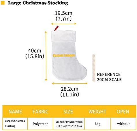 Za u dizajniranje božićne čarape Poklon poslastice Big Xmas Čarape Viseći ukras Božićne ukrase