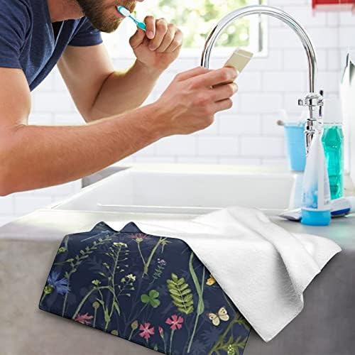 Ljepota cvjetna ručnik za pranje 28.7 X13.8 Krpe za lice Superfine vlakne visoko upijajući ručnici
