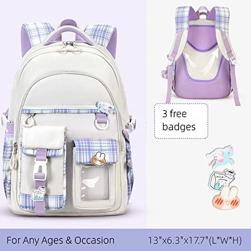 Ruksaci za djevojke 15.6 inčni školski torba za laptop College Backpack Travel Pack Pack Slanje