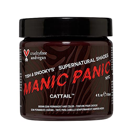 MANIC PANIC Cattail srednje smeđa boja za kosu-Supernatural - polutrajna čokoladno smeđa boja kose