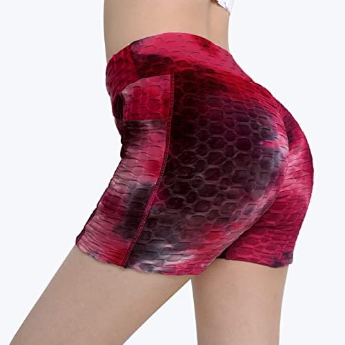 Atletske kratke hlače za žene High Sheik Hratke Scrich Butter Butt Lift Hotcsi Elastic Comfy Casual Hratke Joga