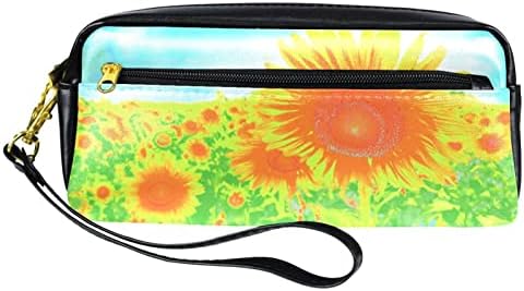 Vodootporna torba za šminke, šminka, putni kozmetički organizator za žene i djevojke, suncokretovo polje Sunčana