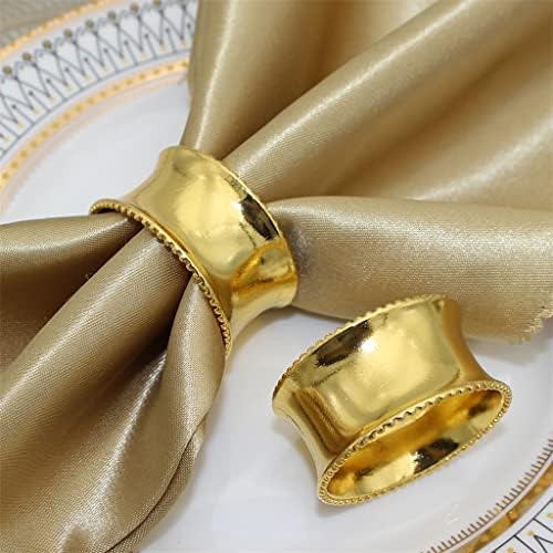 Lukeo Metal Salvetin Držač prsten za salvetu za svadbene večere stranke Vjenčanja recepcija Dekoracija