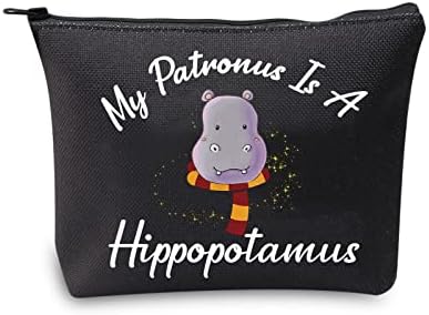 VAMSII Hippopotamus torba za šminkanje Hippo Lover Gifts My & nbsp;Patronus je  kozmetička torba Hippopotamus
